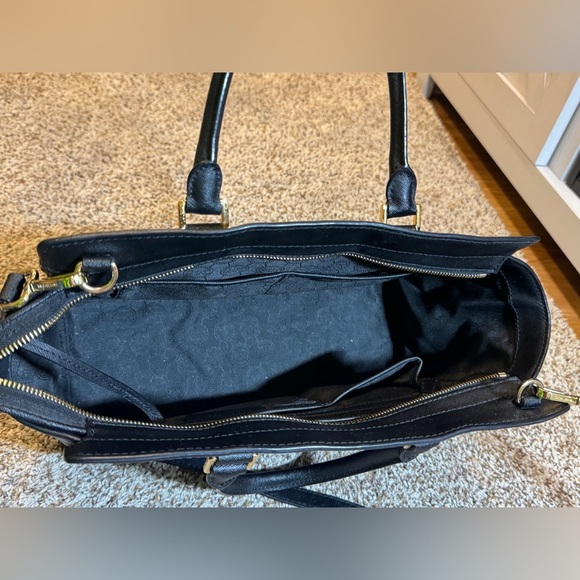 MICHAEL MICHAEL KORS Women's Selma Medium Top Zip Satchel - Black - Picture 6 of 10